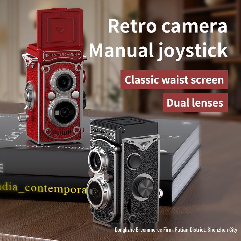 Retro Twin-Lens Mini Digital Camera HD - Portable Student Travel Pendant