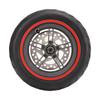 Electric Scooter Rear Wheel with 120mm Brake Disc Red Pneumatic Tyre for Xiaomi PRO PRO2 M3