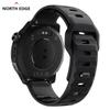 NORTH EDGE X-TREK 2 GPS Track Routs Sports Smart Watch 1.43 Amoled Screen 3ATM Waterproof Watch Bluetooth Call Altitude Compass