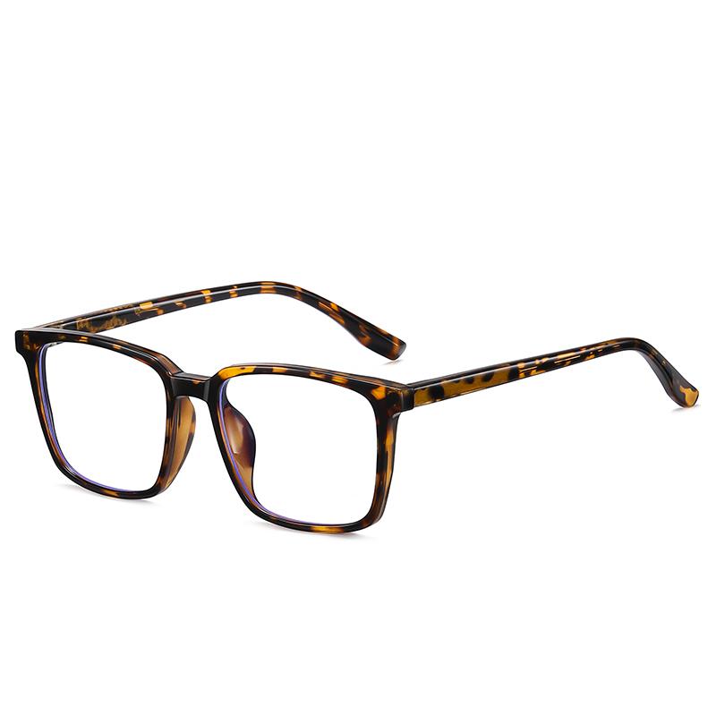 Прозрачная чайная оправа 1.56 Асферические линзы Защита от синего света Однофокальные рецептурные очки Женские Мужские 0 -0.5 -0.75 До -6.0