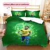Neymar Pattern Bedding Home Decoration Birthday & Festival Gift (1 * duvet cover + 2 * pillowcase, without core)