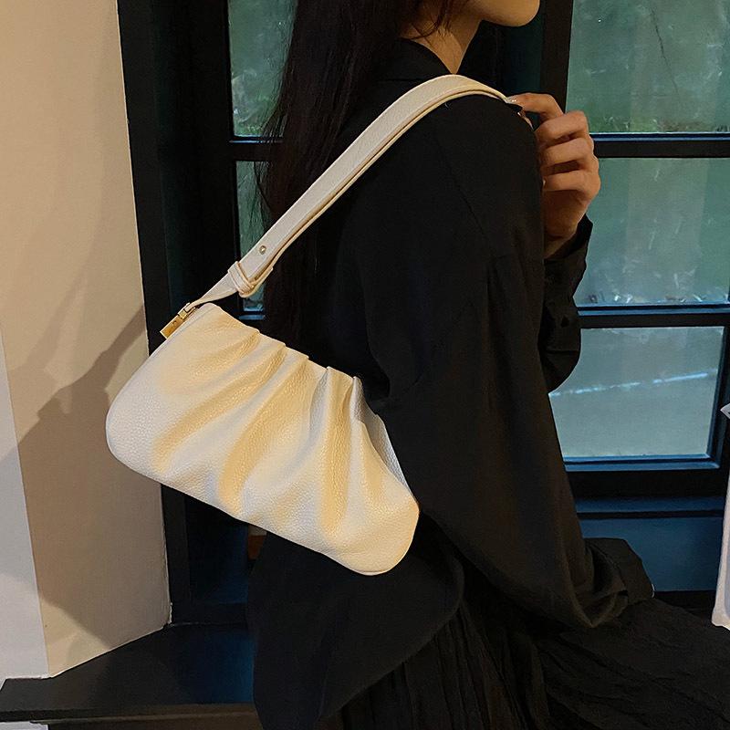 Премиальная текстура плиссированная сумка-облако женская сумка популярная сумка-мессенджер в иностранном стиле сумка через плечо подмышку