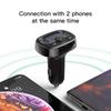 Baseus FM-передатчик Bluetooth Aux Аудио MP3-плеер FM-радио Двойной USB Быстрая зарядка Автомобильное зарядное устройство FM-модулятор Hands-free Автомобильный комплект