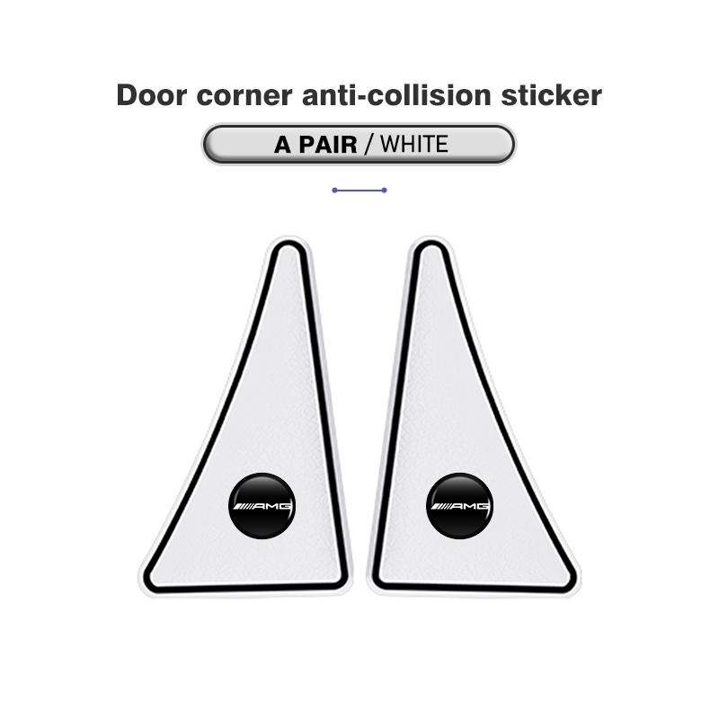 2pcs Car Door Corner Anti Collision Protector Bumper Sticker For Mercedes Benz AMG A B C E S G Class A180 CLK CLA GLE GLC W212