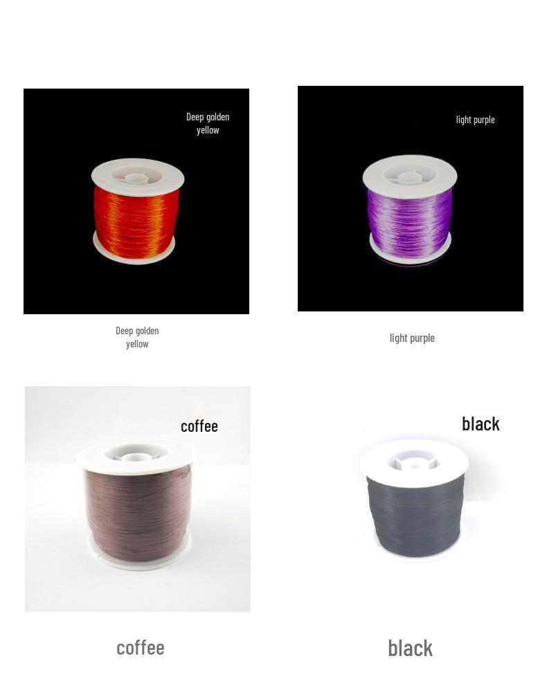 Эластичный шнур для бисера с кристаллами: Высококачественная, износостойкая спандекс-леска для изготовления украшений ручной работы