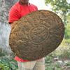 60.96 Cm Medieval Parade Shield of Alexandra Farnese 18G Brass Decorative Item
