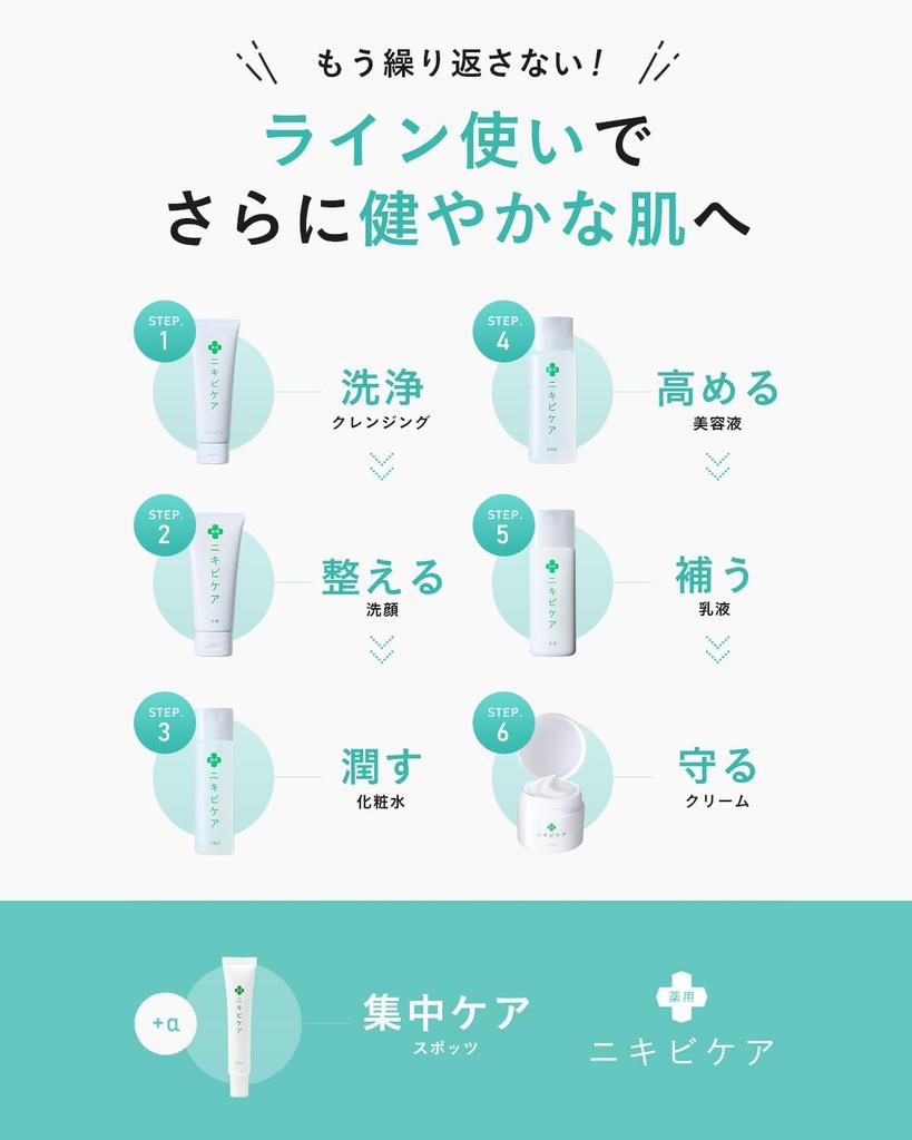 Medicated Acne Care Facial Cleansing Foam Acne Prevention Sensitive Skin Hypoallergenic 100g Quasi-drug