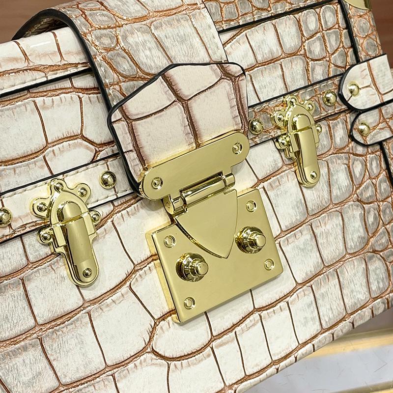 Роскошная женская сумка из натуральной кожи змеи 2025 года - стили 'коробка', 'на плечо' и 'кроссбоди'