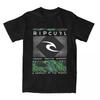 Мужская повседневная футболка Rip Curl большого размера с графическим принтом для серфинга