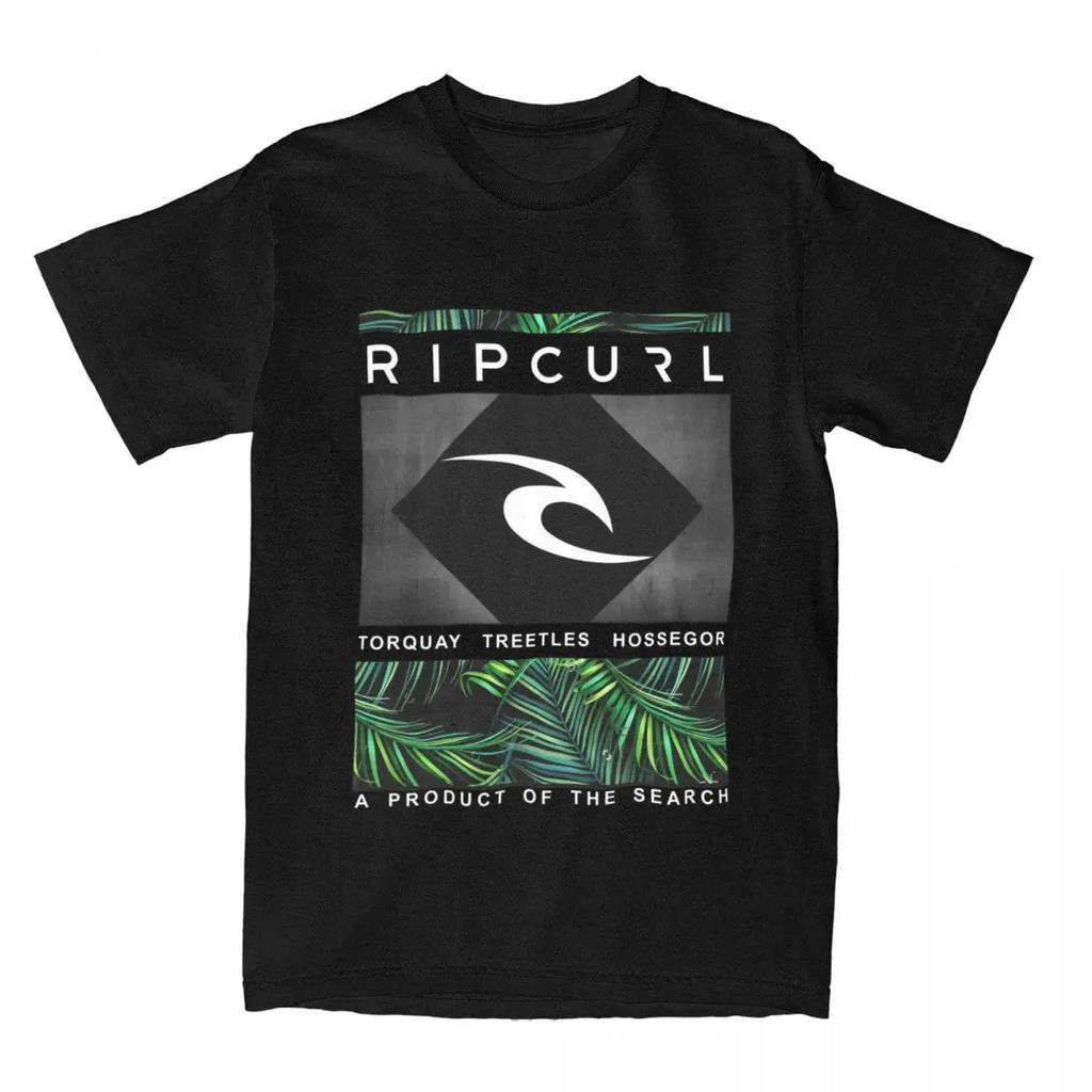 Мужская повседневная футболка Rip Curl большого размера с графическим принтом для серфинга