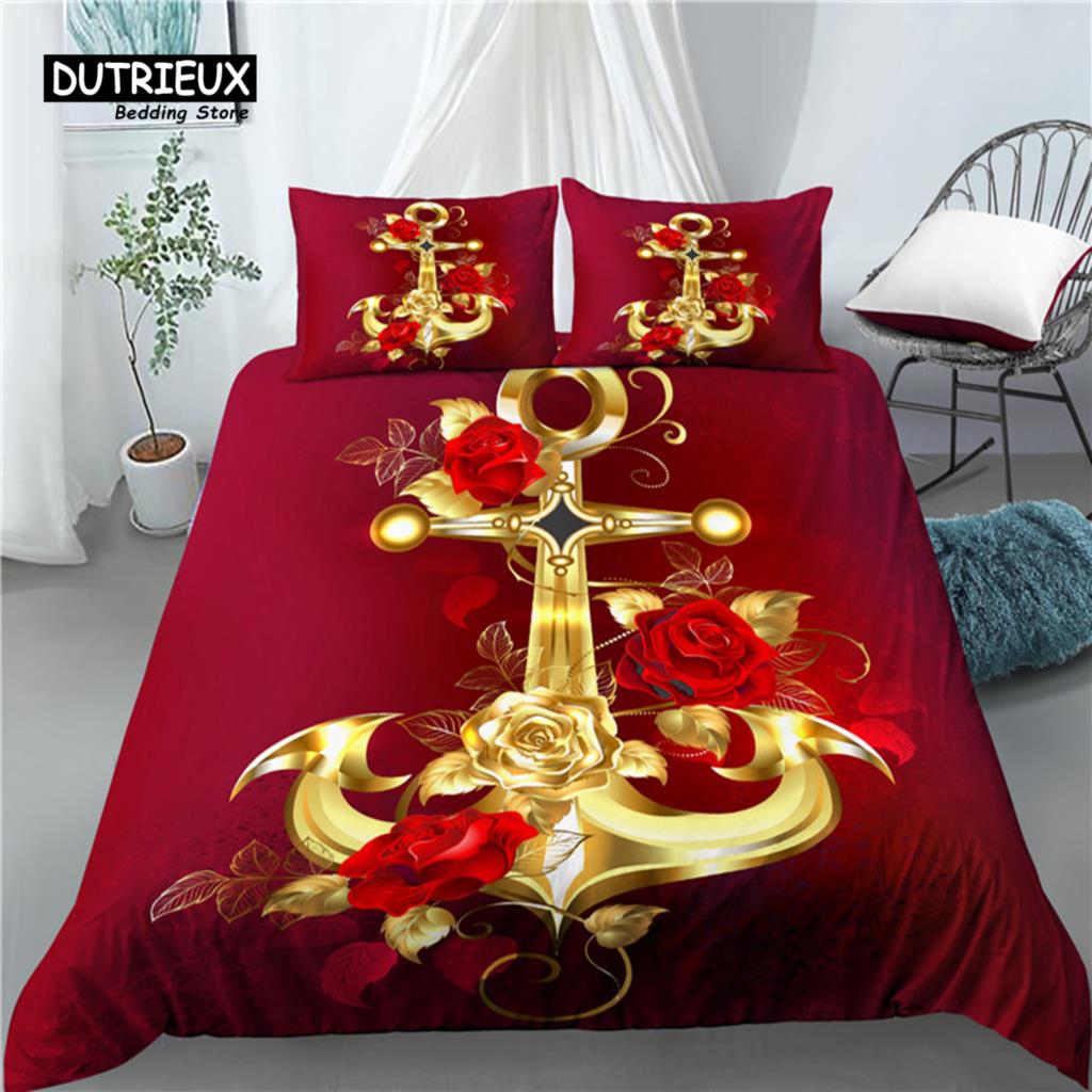 Роскошное 3D-постельное белье для дома с принтом оружия и боеприпасов, 2/3 предмета, удобный пододеяльник, наволочка, комплекты постельного белья размера Queen и King, европейский/американский/австралийский размер