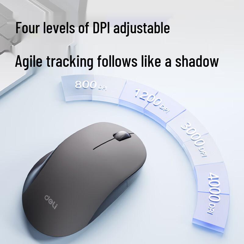 Deli LN20-B Wireless Bluetooth Dual-Mode Silent Mouse