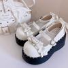 Hip Hop Girl Explosion JK Sweet Cool Small Leather Shoes 2025 Summer Retro Punk Goth Shallow Mouth Platform Lolita Shoes