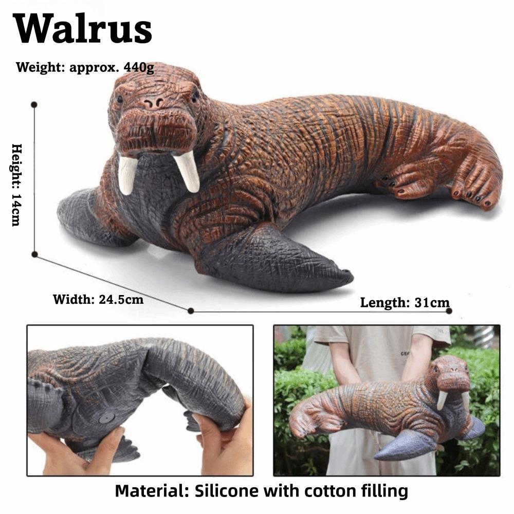 Large Size Ocean Animals Action Figures Great White Shark Model Ocean Animal Simulation