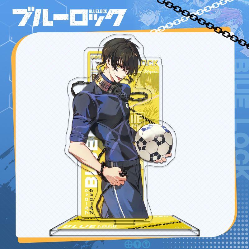 Серия персонажей Blue Lock 16 см, стендовый дисплей, Йисаги Ёити, Бачира Мегуру и Нагиширо Джин, гуманоид