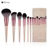 Makeup Brushes 8-14 Pcs with Makeup Bag, Cosmetic Makeup Brush Set For Foundation Blending Blush Eye Shadow Nylon Hair