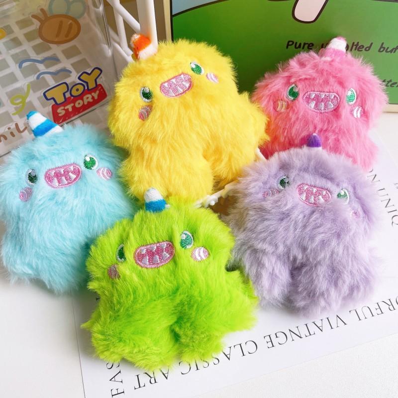 Единорог Монстр Сумка Украшение Подарочный Брелок Кукла Плюшевая Кукла Кулон Мультяшный Красочный Глупый Подвеска
