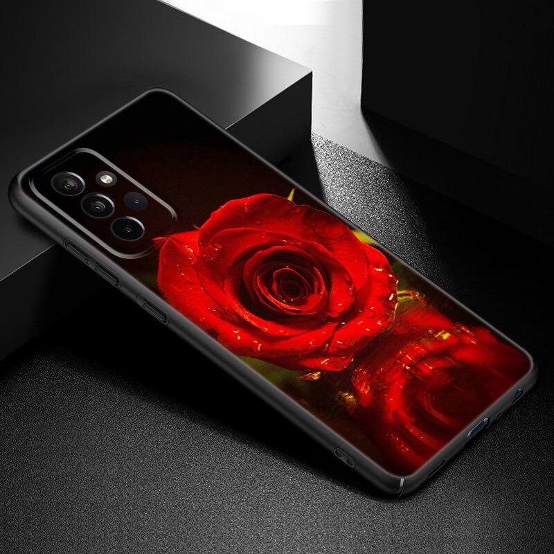 Красивый чехол для телефона с изображением розы для Samsung Galaxy A21 A30 A50 A52 S A13 A22 A32 A33 A53 A73 5G A11 A12 A31 A51 A70 A71 A72