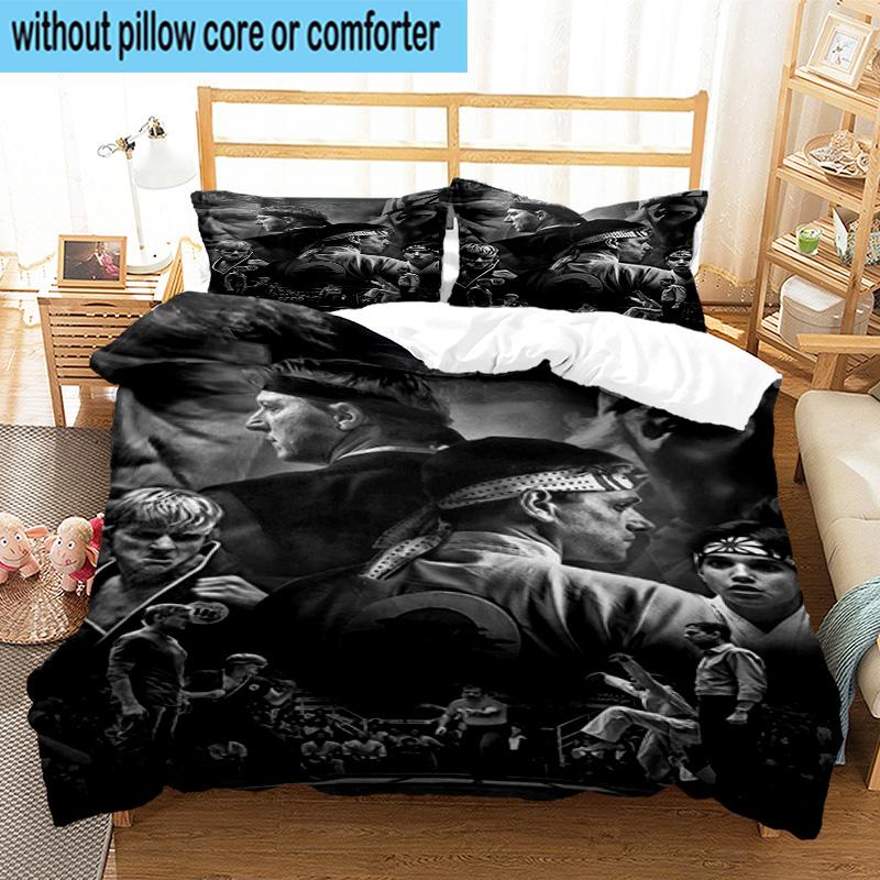 Cobra Movies Of The Fighters 3pcs Bedding,Including 1pc Duvet Cover And 2pcs Pillowcases Perfect for Christmas,Ideal for Bedroom, Dormitory