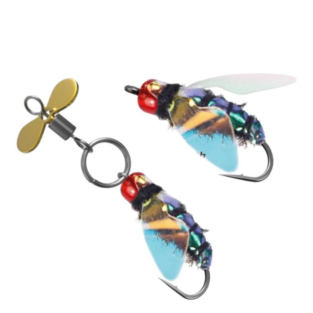 3 шт. Крючок для ловли мух Newcomer 0.01: Бионическая блесна