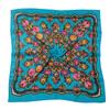 70*70cm Babushka Square Bandana Women Floral Print Russian National Scarf