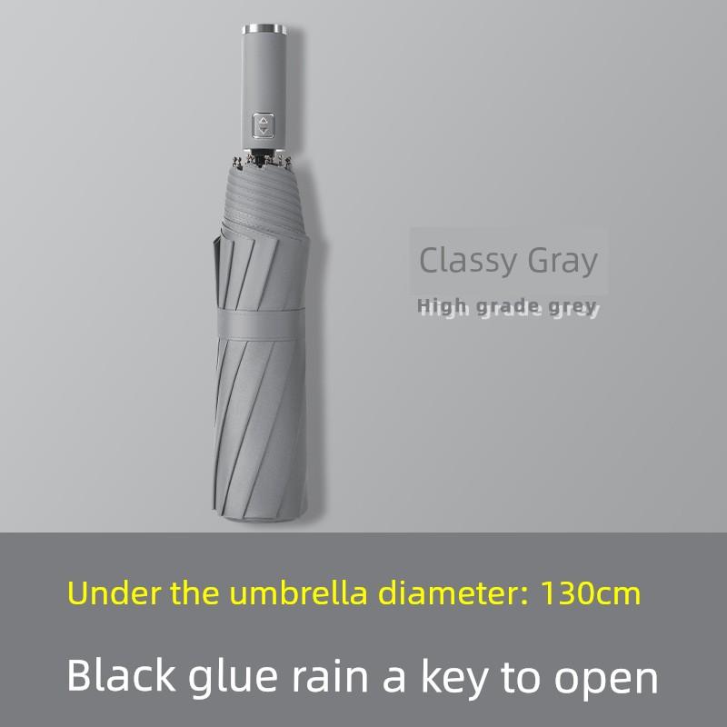 Automatic Storm-Resistant Umbrella Extra Large Thickened Reinforced Sun Umbrella Rain and Rain Dual-Use Men Sun Umbrella UV-Proof Female