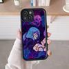 Чехол для телефона JJK Махито для iPhone 17 16 15 14 13 12 11 Air Pro Max Plus Черный Мягкий ТПУ Ударопрочный Чехол