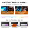 Kingseven Blue Light Blocking Glasses Ultralight Men/Women Phone Computer Eyewear Rectangle Anti-Blue Ray Optical Eyeglasses