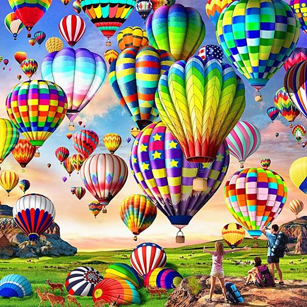 5D алмазная картина воздушный шар вышивка крестом набор алмазная вышивка пейзаж рукоделие мозаика DIY декор для дома