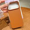 Мягкий ТПУ чехол с текстурой кожи, противоударный, для iPhone 17 Air 16 15 Pro Max 12 13 14 15 Pro 11, однотонный силиконовый чехол, Fundas