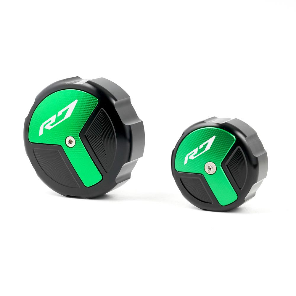 Motorcycle Accessories CNC Brake Fluid Reservoir Cap Cylinder Cover For YAMAHA YZFR7 YZF-R7 YZF R7