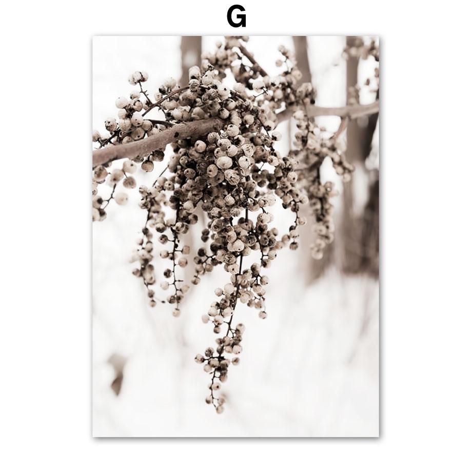 Wall Art Canvas Painting Christmas Winter Snow House Deer Fox Nordic Posters And Prints Wall Pictures For Living Room Decoration