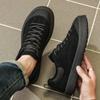 Men Suede Look Work Casual Sneakers Cold Cemented Walking Board Shoes Outdoor Travel Footwear Sizes 39-44