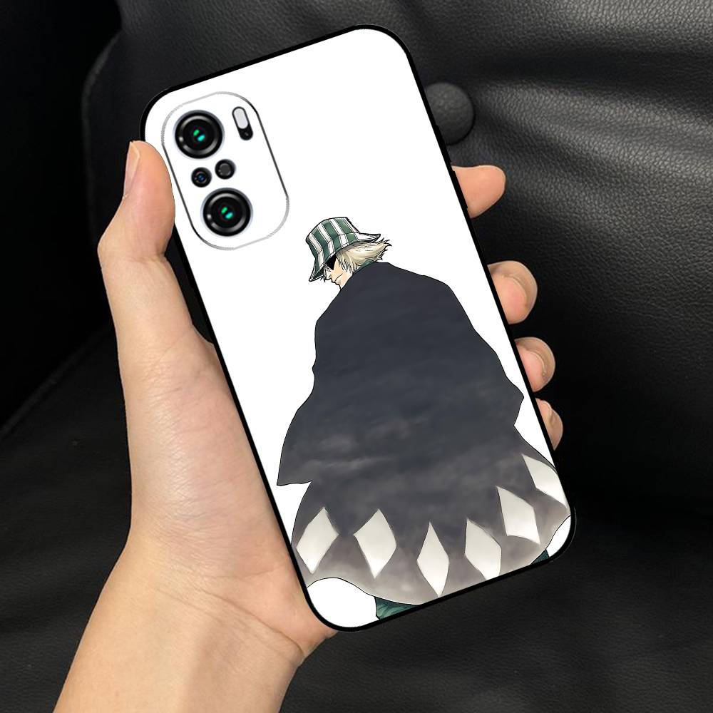 Чехол для телефона Bleach Anime Л-Кисуке Урахара Черный чехол для телефона для Xiaomi 11 12 Redmi Note 11 5G 8T 9A 9 10T Note8Pro Note9 12S Ultra