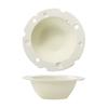 Cheese Shape Ceramic Bowl Food Grade Large Capacity Heat Resistant Multi-functional Rice Meal Salad Soup Porridge Snack Dessert Serving Bowl