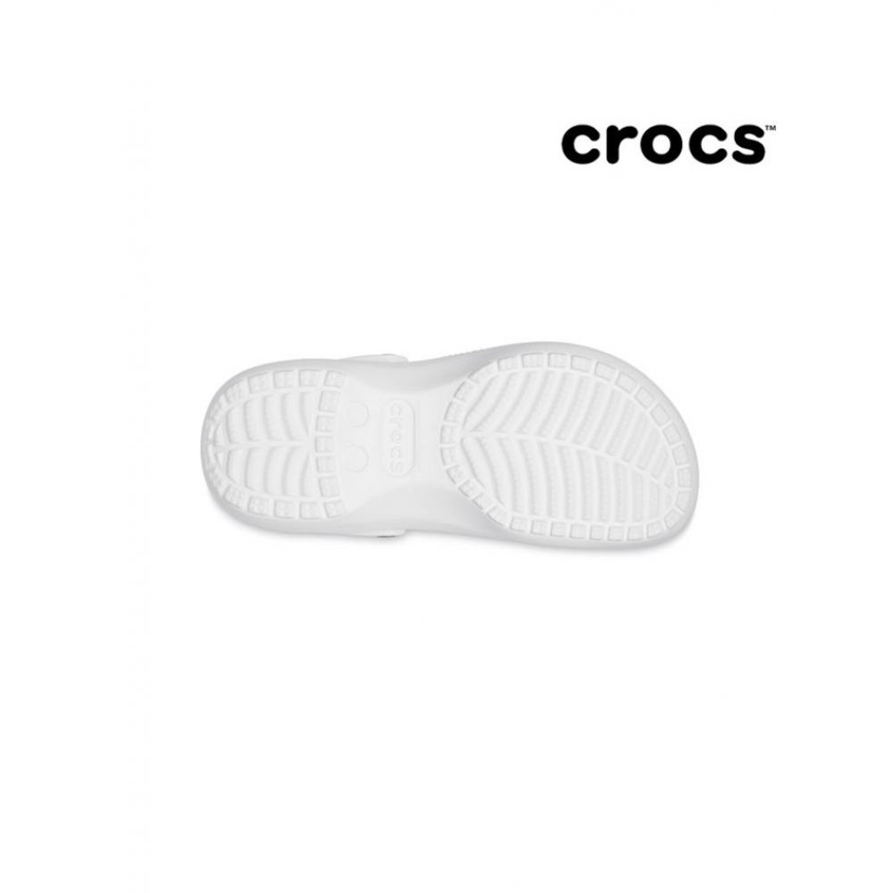 Crocs Женские классические сабо на платформе, белые 206750 100