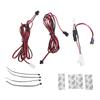 Footlamp Extension Kit, Front Foot Lamp Power Supply Removal Wiring, 4 Positions, 2nd Row