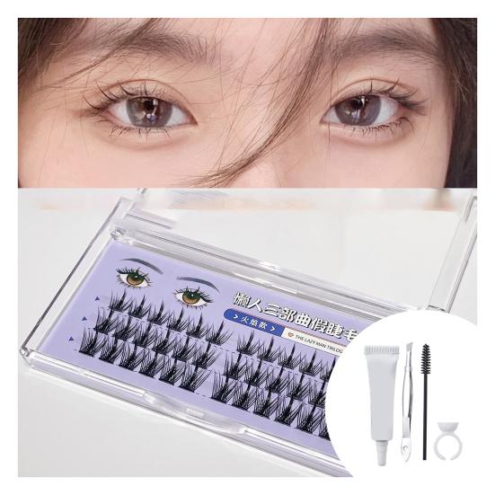 Накладные ресницы Fairy, ультратонкие, натуральные, легкие, многоразовые, легко наносимые, накладные ресницы для наращивания ресниц