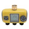 Sprinkler Timer 3/4-1/2in Faucets Programmable Hose Timer 3 Outlets Digital Display Watering Irrigation Timer for Outdoor Garden