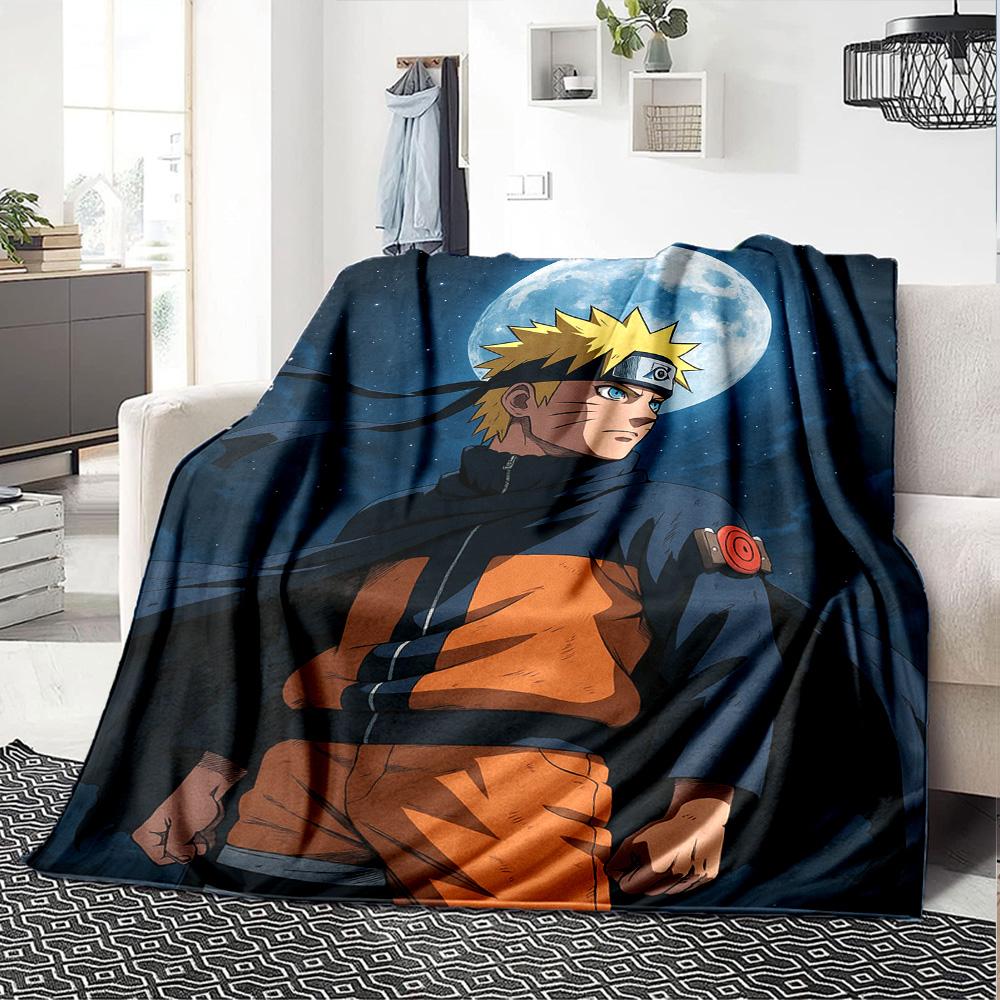 Naruto Blanket Soft Warm Cozy Perfect for Sofa Livingroom Bedding All-Season Use Modern Suitable for Gifting Relatives and Friends