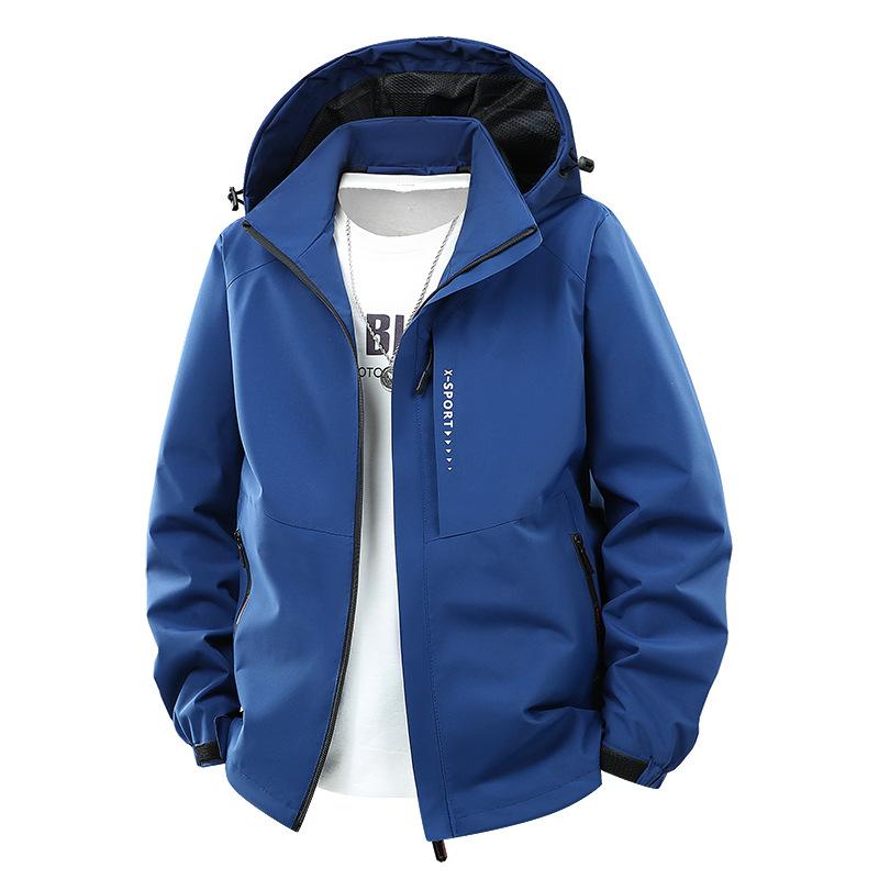 Men's Loose and Fattening Mountaineering Jacket In Spring and Autumn