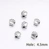 10 pcs/lot Animal Dog Paw Prints Bear Paw Charms Beads Fit Bracelets & Bangle Diy Large Beads for Jewelry Making