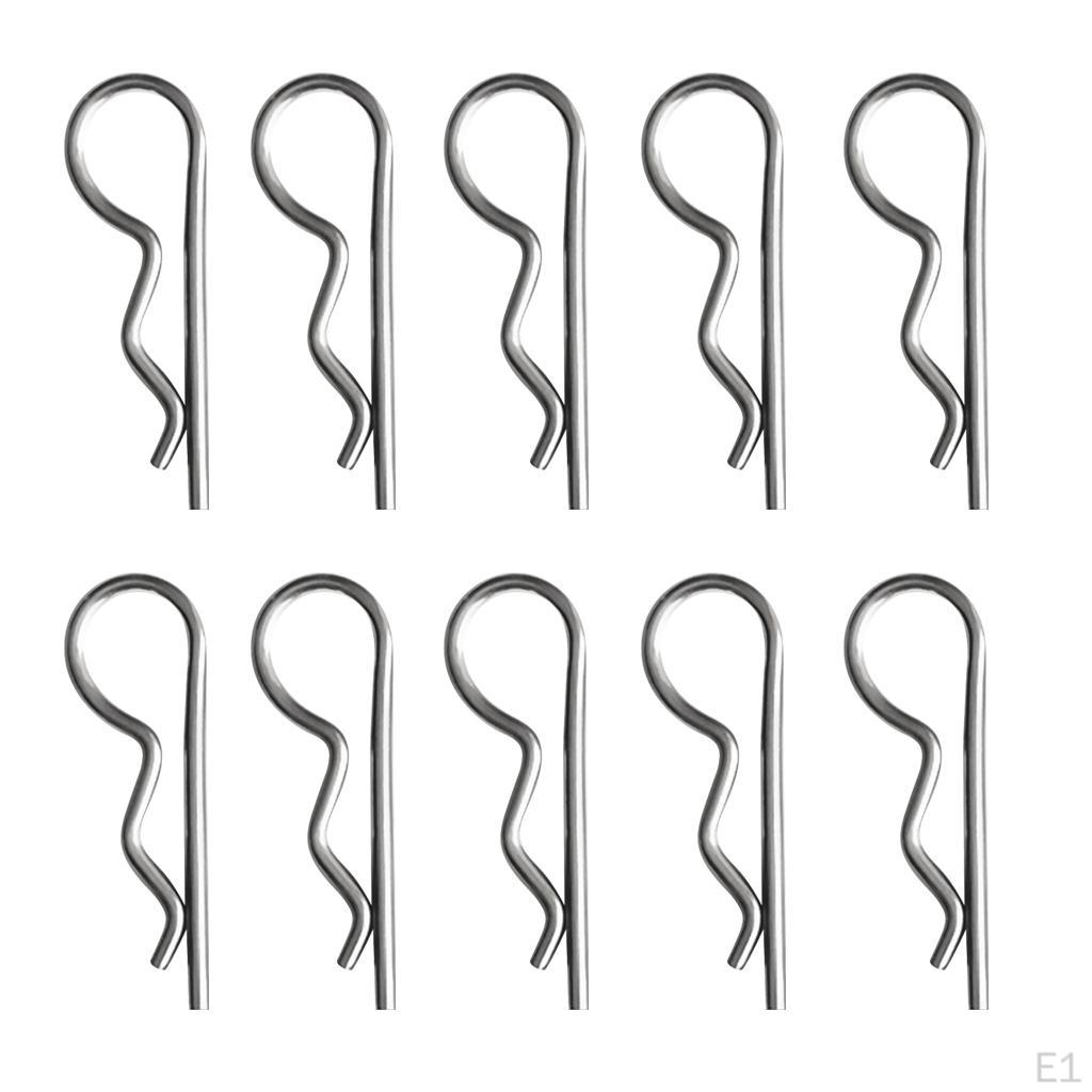 20 шт. морской зажим из нержавеющей стали R с пружинным шплинтом 1,6x32 мм