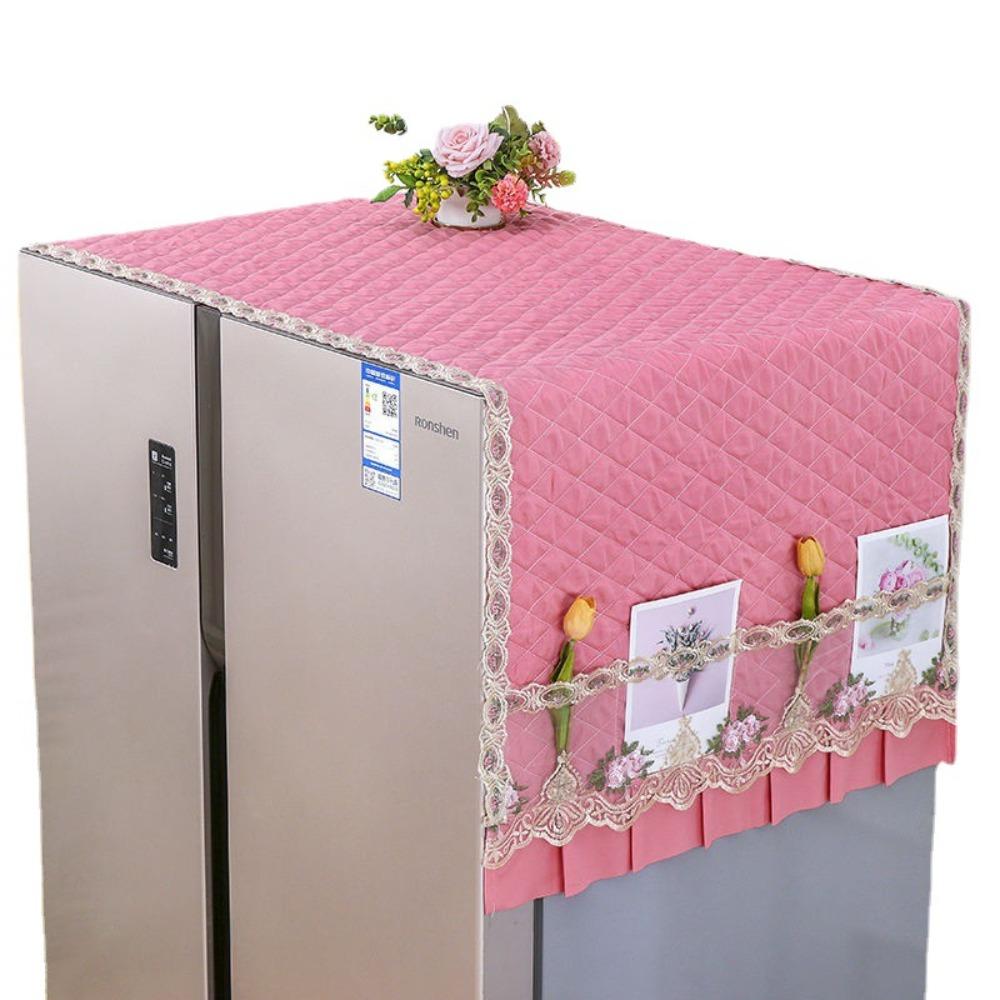 polyester cotton Refrigerator Dust Covers Fashionable Microwave Oven Dust Protector  living room