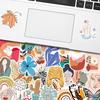 50 Boho Style Series Bosiria Small Flower Stickers, Small Fresh Ins Luggage Decoration