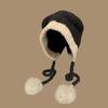 Beanie Hat Bear Ears Knitted Hat Skull Cap Plush Hat Cute Cat Ears Beanie  Female/Girls