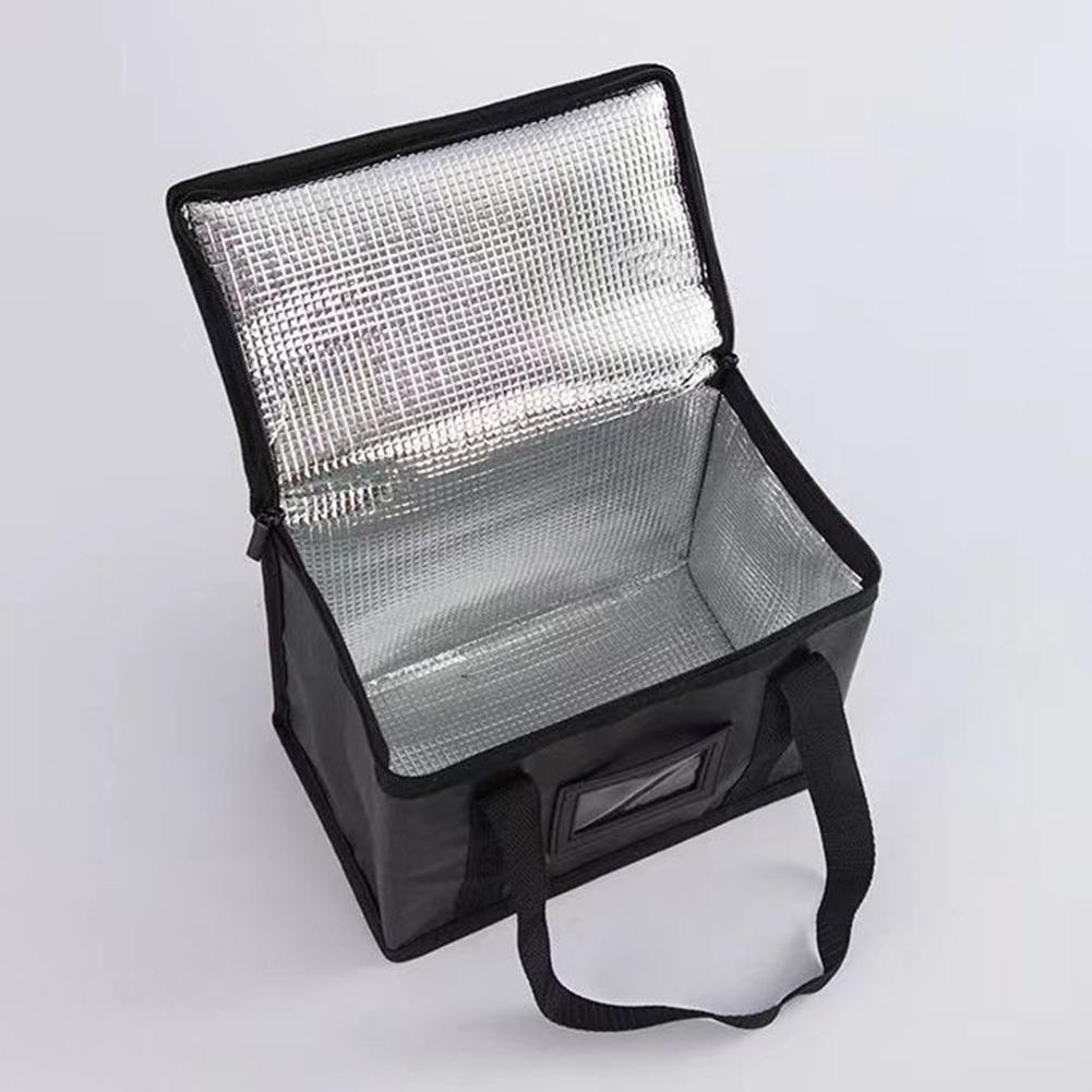 Тканая изолированная сумка для обеда, большая вместимость, термосумка для пикника на открытом воздухе