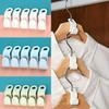 10Pcs Clothes Hanger Hooks Space Saving Closet Connector Hook Cascading Hanger Plastic Extender Clips Wardrobe Coat Organizer