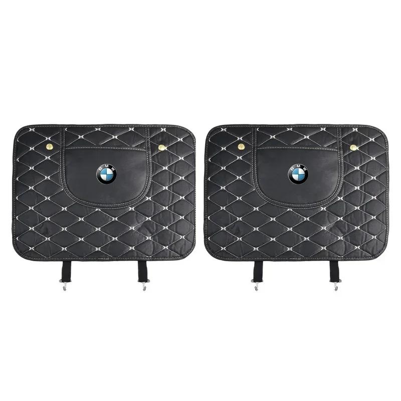 2025 Горячий Автомобильный Противоударный Коврик Салонный Из Искусственной Кожи Защитные Накладки на Спинку Автомобильного Сиденья Против Царапин Для BMW M M3 M5 320 325 E28 E30 E34 E3