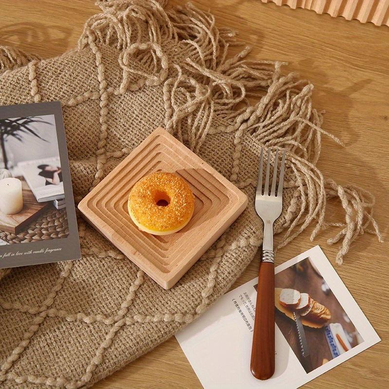 Разделочная доска из бука в скандинавском стиле, поднос для хлеба, десерта, нескользящая разделочная доска, органайзер для хранения, кухонный домашний инструмент для тортов